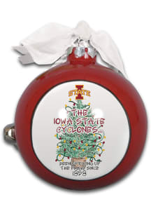 Iowa State Cyclones Been Sprucing Up Ornament - Cardinal