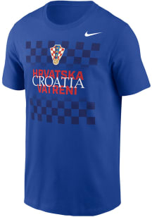 Nike Croatia National Team White Crest Short Sleeve T Shirt