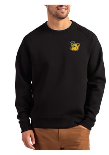 Cutter and Buck Baylor Bears Mens Black Vault Roam Long Sleeve Crew Sweatshirt