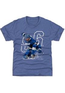 Nikita Kucherov Tampa Bay Lightning Youth Blue Offset Player Tee