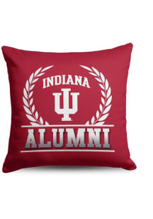 Indiana Hoosiers Alumni 18x18 Throw Pillow - Crimson