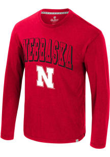Colosseum Nebraska Cornhuskers Red Palermo Long Sleeve T Shirt