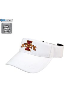 LogoFit Iowa State Cyclones Mens White Slice Adjustable Visor