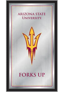 Arizona State Sun Devils Fight Song Hanging Back Bar Mirror