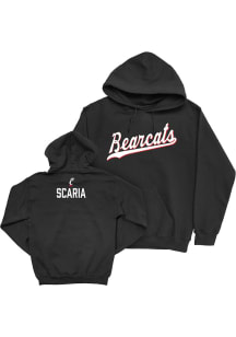 Thomas Scaria Campus Ink Cincinnati Bearcats Youth NIL Script Long Sleeve Player Hoodie Black