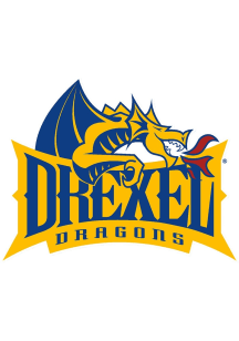 Drexel Dragons Main Mark Auto Decal - Navy Blue