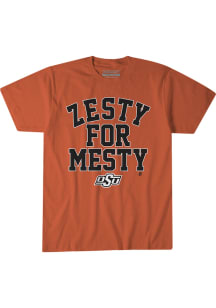 Drew Mestemaker Oklahoma State Cowboys Orange Football Zesty For Mesty Short Sleeve Player T Shirt