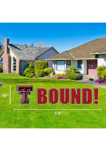 Texas Tech Red Raiders Large Bound Yard Sign - Red