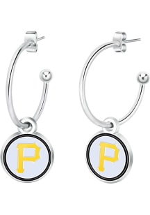 Pittsburgh Pirates Dangle Hoop Womens Earrings