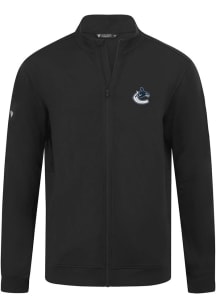 Levelwear Vancouver Canucks Mens Black Alec 3D Embroidered Patch Light Weight Jacket