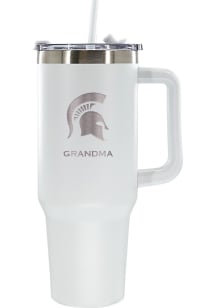 The Memory Company Michigan State Spartans Grandma 40oz Stainless Steel Tumbler - White