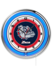 Gonzaga Bulldogs 19in Neon Wall Clock