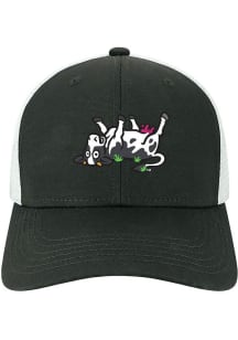 Wichita Wind Surge 2T Mid-Pro Structured Trucker Adjustable Hat - Black