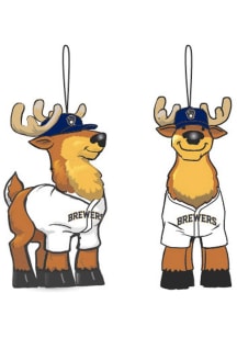 Milwaukee Brewers Reindeer Player Decor