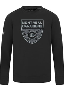 Levelwear Montreal Canadiens Black Mandate Buckler Long Sleeve T Shirt