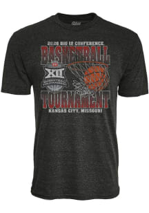 Blue 84 Big 12 Black 2026 Big 12 Basketball Tournament Short Sleeve T Shirt