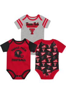 Texas Tech Red Raiders Baby Red NB Football Star Player One Piece