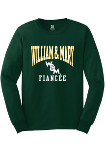 Summit Sportswear William & Mary Tribe Green Fiancee Long Sleeve T Shirt