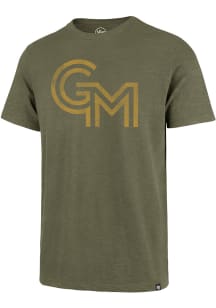 47 George Mason University Green GRIT SCRUM T MENS Short Sleeve Fashion T Shirt