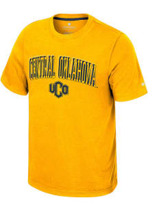 Colosseum Central Oklahoma Bronchos Gold Richie Short Sleeve T Shirt