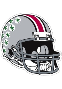 Ohio State Buckeyes Helmet Auto Decal - Red