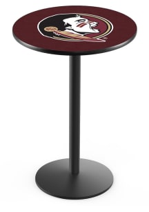 Florida State Seminoles Black Round Base Pub Table