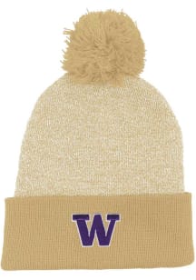 LogoFit Washington Huskies White Rooney Mens Knit Hat