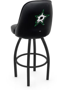 Dallas Stars Padded Swivel Pub Stool - Black