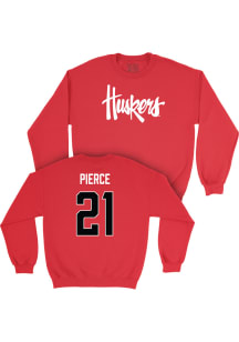Skyler Pierce Nebraska Cornhuskers Mens Red NIL Legacy Player Crew