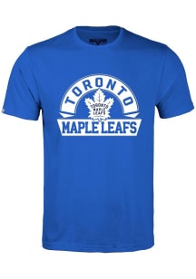 Levelwear Toronto Maple Leafs Blue Richmond Banner Arch Short Sleeve T Shirt