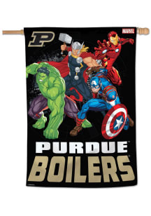 Purdue Boilermakers Marvel Avengers  28x40 Banner - Black