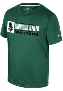 Colosseum Michigan State Spartans Youth Green Memory Short Sleeve T-Shirt
