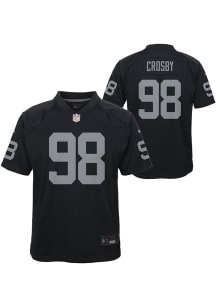 Maxx Crosby Las Vegas Raiders Youth Black Nike Home Replica Football Jersey