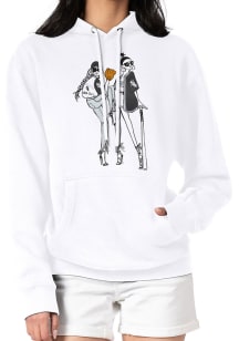 4Her Chicago White Sox Womens White Baseball Girls Hooded Sweatshirt