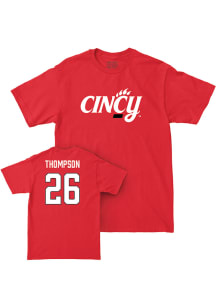Jayzon Thompson Cincinnati Bearcats Youth Red NIL Legacy Player Tee