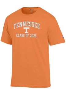 Champion Tennessee Volunteers Orange Font Class of 2026 Jersey Short Sleeve T Shirt