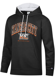 Champion Kansas City Mavericks Mens Black Stadium Long Sleeve Hoodie