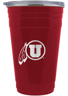 Utah Utes 22oz Tailgater Tumbler Stainless Steel Tumbler - Red