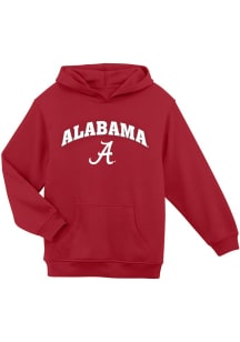 Little King Alabama Crimson Tide Youth Crimson Game Day Long Sleeve Hoodie