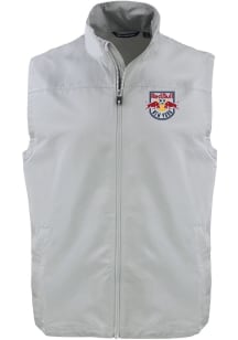 Cutter and Buck New York Red Bulls Mens Grey Charter Sleeveless Jacket