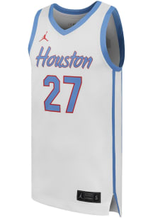Nike Houston Cougars White Replica Basketball Jersey