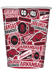 Arkansas Razorbacks 12oz 25pk Disposable Cups