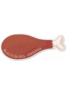 Blacksburg Turkey Leg Stickers - Orange