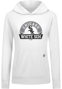 Levelwear Chicago White Sox Womens White Relay Banner Arch Hooded Sweatshirt