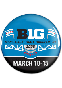 Big Ten 2026 Big Ten Mens Button - Light Blue