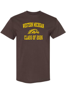 Western Michigan Broncos Brown Class of 2026 Short Sleeve T Shirt
