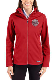 Cutter and Buck Indiana Hoosiers Womens Crimson 2025 CFP National Champions Evoke Light Weight Jac..