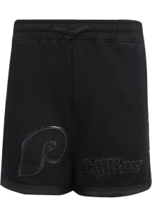 Pro Standard Philadelphia Phillies Youth Black Triple Black Shorts