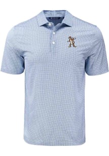 Cutter and Buck Auburn Tigers Mens Navy Blue Diamond Dot Original Aubie Short Sleeve Polo