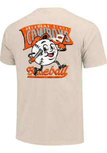 Oklahoma State Cowboys Youth Natural Retro Baseball Pennant Short Sleeve T-Shirt